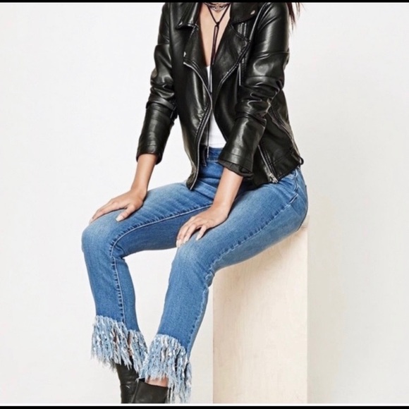 Forever 21 Fringe Denim - Picture 1 of 6